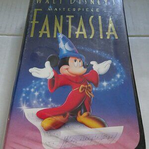 Fantasia - Walt Disney's Masterpiece Fantasia - VHS Tape - 1991 with Micky Mouse